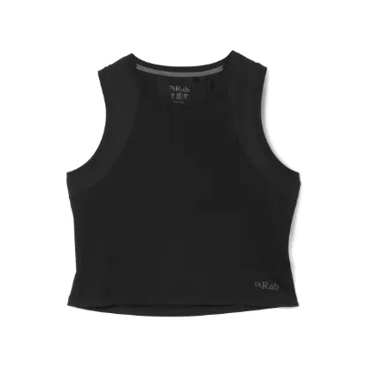 Rab Women's Rivelin Crop Tank Black