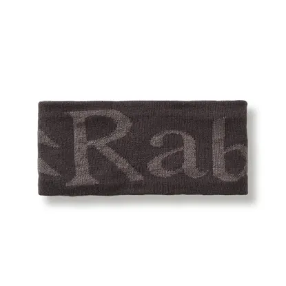 Rab Knitted Logo Headband Anthracite