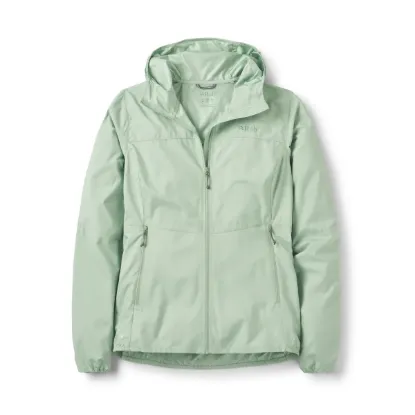 Rab Women's Windgather Hoody Fig Green
