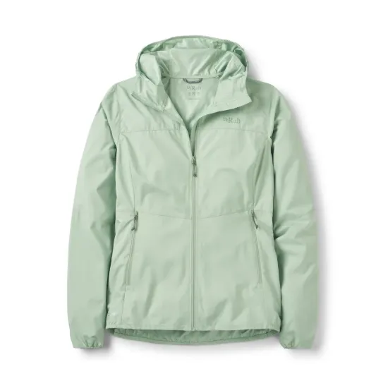 Rab Women's Windgather Hoody Fig Green