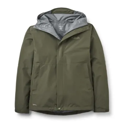 Rab Downpour Jacket Army