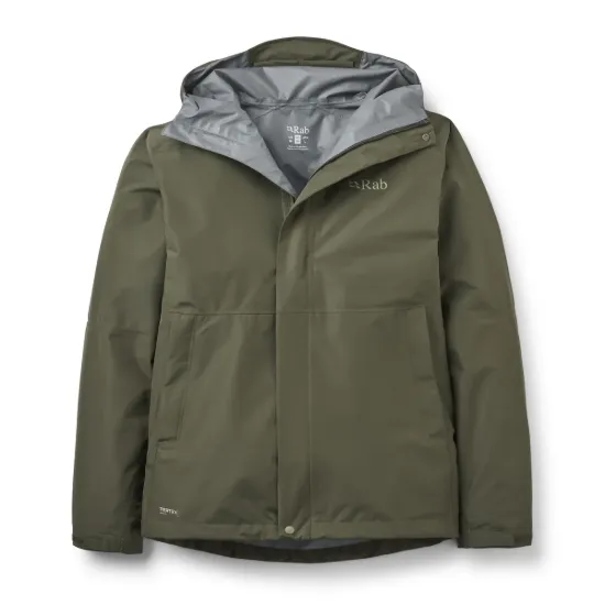 Rab Downpour Jacket Army
