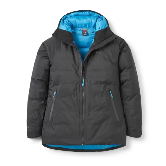 Rab Women's Valiance Jacket Black Aqua