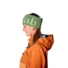 Rab Knitted Logo Headband Dark Fig Green/Fig Green